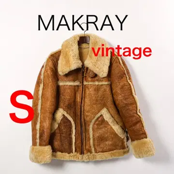 H4156 MAKRAY B-3 무스탕 코트 플라이트 자켓