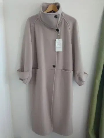 [ 새상품 ] GALLEST/울 혼방 롱 코트/경량/그레이지 컬러