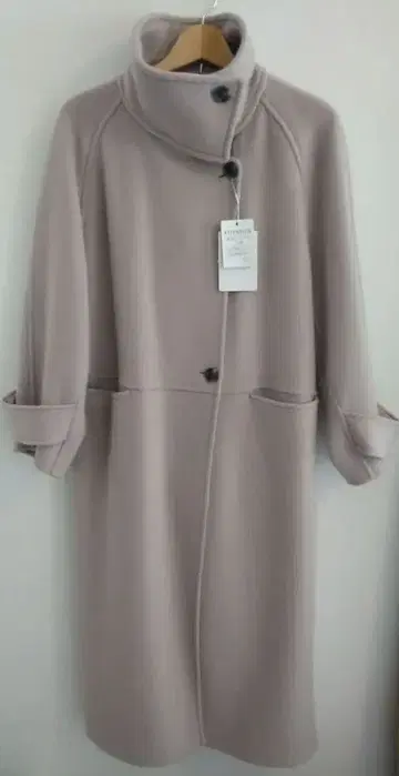 [ 새상품 ] GALLEST/울 혼방 롱 코트/경량/그레이지 컬러