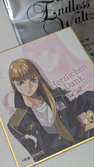 신 기동전기 건담 W Endless Waltz 입장객 특전 색지 리리나