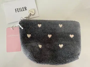 미개봉 새상품 페이 라브리 하트 보트형 파우치S 그레이