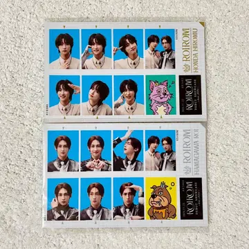 ROIROM 증명사진풍 스티커 혼다 히로무 하마카와 미치키