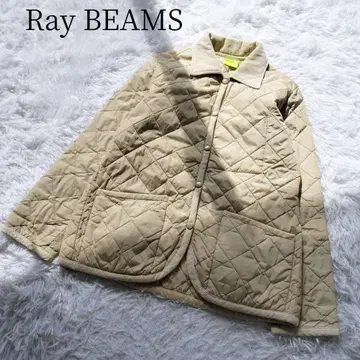 [ Ray BEAMS ] 퀼팅 자켓 아우터 무지