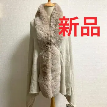 새상품 미사용품 퍼 케이프 스톨