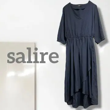 k1 [사리아] 원피스/새상품급 플레어 깔끔한 허리밴딩 V넥 슬림