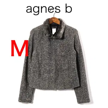 H4158 에네스베 트위드 퍼 자켓 윈드스토퍼 Y2K