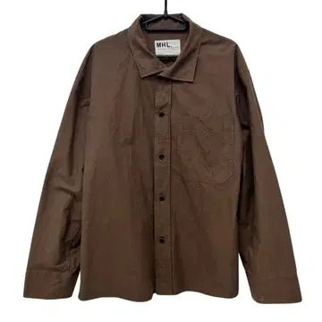 MHL. 마가렛호웰 긴팔 셔츠 코튼 L 사이즈 남성용