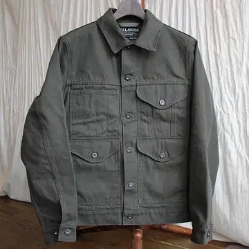 FILSON 숏 크루 자켓 L 사이즈 올리브 그린 단종