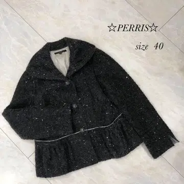 BERNARD PERRIS 스팽글 반짝이 자켓 블랙