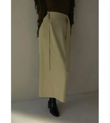 [ MANOF ] ARRENGE BELT STRAIGHT SKIRT