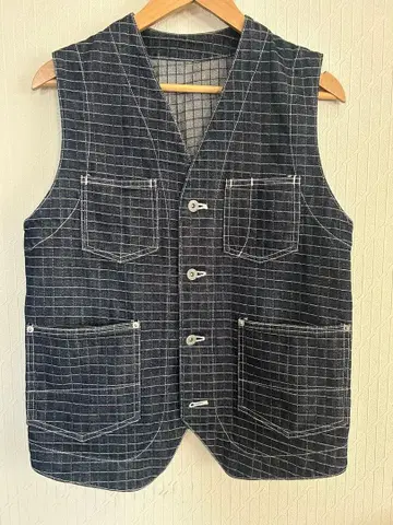 코지마 진스 데님 베스트 사이즈 L