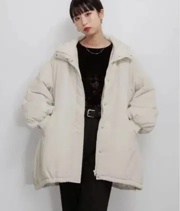 chillfar 미들 기장 충전솜 몬스터 후드티