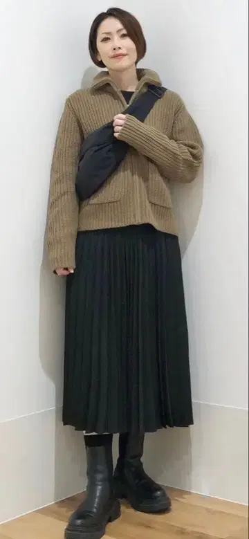 유니클로 콤비네이션 원피스