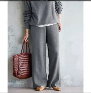 워셔블 TEXBRID 와이드 팬츠