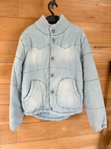 빈티지 가공 다운 자켓