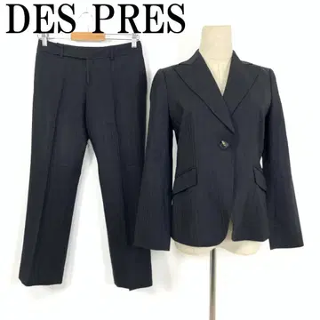 LA6220 데프레 스트라이프 슬랙스 수트 셋업 블랙 1