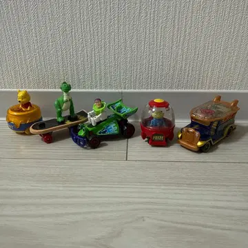 디즈니 캐릭터 미니카 세트 5개