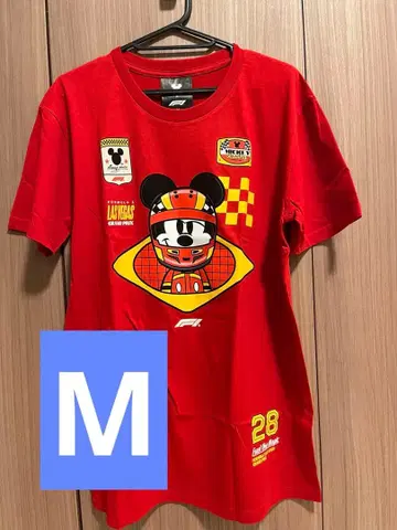 디즈니 x F1 라스베이거스 GP 콜라보 T셔츠