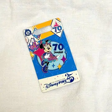 캘리포니아 디즈니랜드 리조트 70주년 핀 배지 미니 마우스