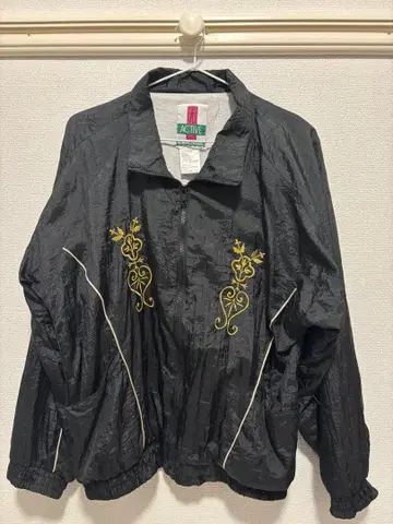 자수 나일론 자켓