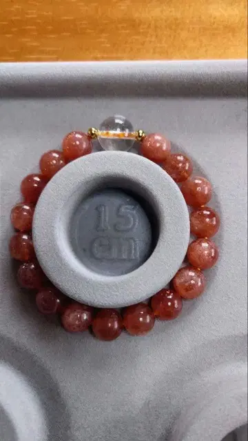 [ 부적 ] 플라티나 루틸 x 선스톤 파워스톤 팔찌