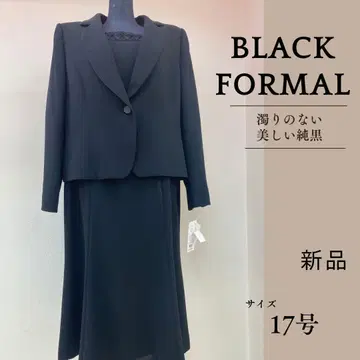 블랙 포멀 원피스 수트 17호 새상품