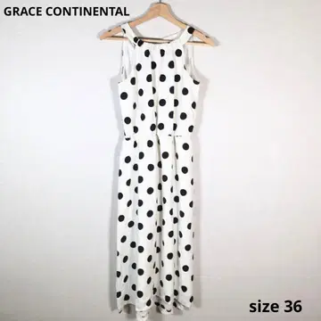 상태 좋음 그레이스 콘티넨탈 슬리브리스 원피스 36