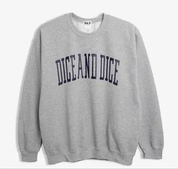 Dice&Dice diceanddice 맨투맨 그라프 페이퍼