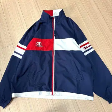 Champion 집업 자켓 90년대 네이비 L 1318번