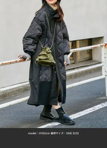 etsinta 절개 맥시 밀리터리 코트