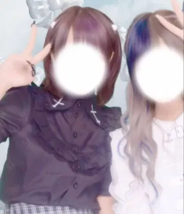 MARS 크로스 자수 요크 블라우스 블랙