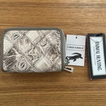 미사용품 크로커다일 미니 지갑