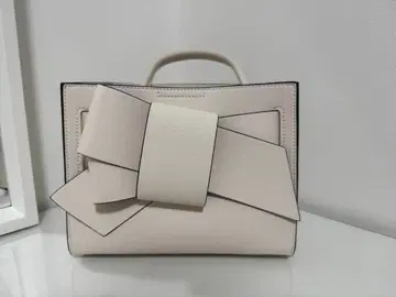 FRAY I.D 프레이 아이디 바이컬러 리본 미들 백