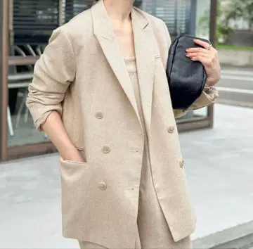 selectMOCAby son 트위드 더블 자켓 베이지 M 11,880원