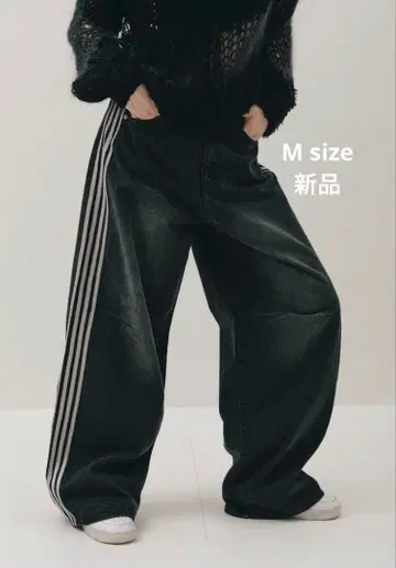 THETOE EMIRATES TRACK DENIM PANTS M