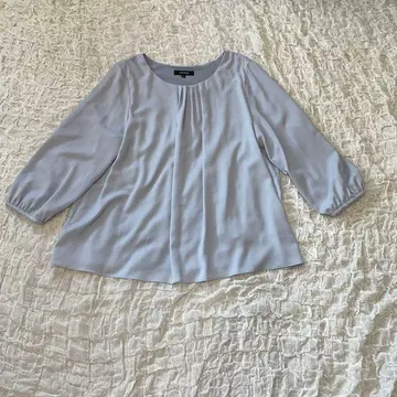 [ 빅 사이즈 ] UNTITLE 언타이틀 블루 블라우스 ( 46 )