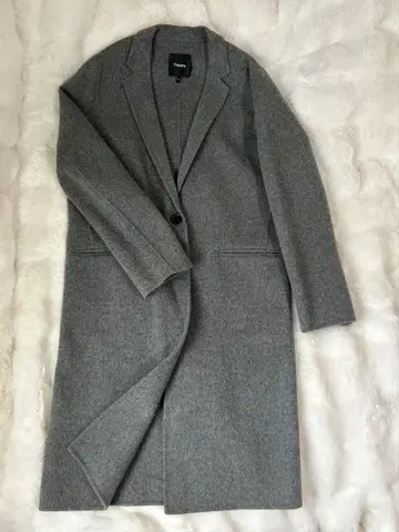 Theory 그레이 롱 코트