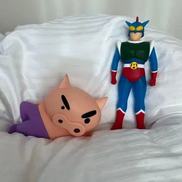 당일 발송 부리부리자에몽 & 액션 가면 피규어 세트