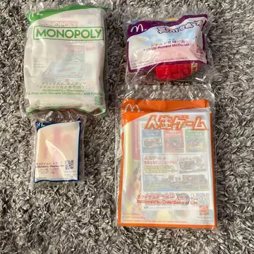 맥도날드 모노폴리 & 인생 게임 세트 4점