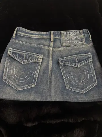 TRUERELIGION 데님 스커트