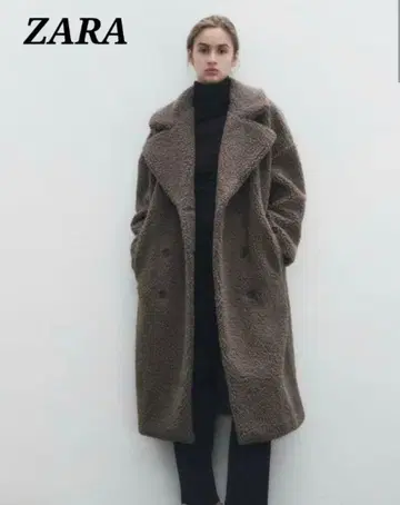 ZARA 보아 롱 코트
