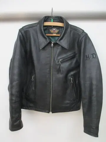 Harley-Davidson 블랙 가죽 자켓