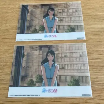바다가 들린다 클리어 엽서 2매 세트