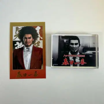 용과 같이 관혼상제전 이미지 카드 아크릴 블록 카스가 이치반