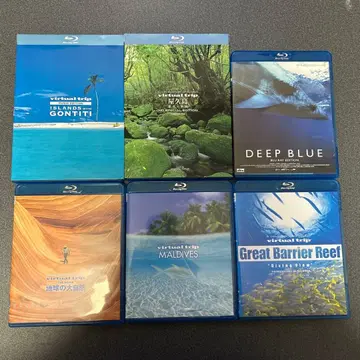 Vitual Trip 배경 비디오 블루레이 6매 세트