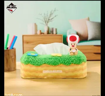 [새상품] 제일복권 슈퍼 마리오 B상 키노피오 티슈 케이스