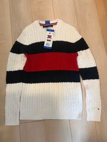 TOMMY HILFIGER 케이블 니트 스웨터 L