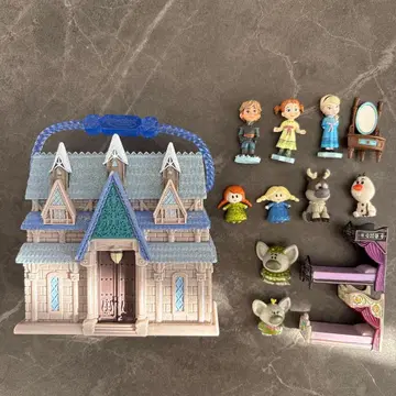 안나와 눈의 여왕 미니 하우스 세트 애니메이터 컬렉션