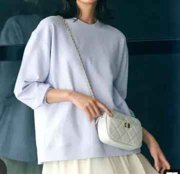 23구 맨투맨 아이스 라벤더 사이즈 38