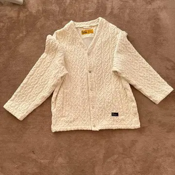 F.A.T. SKINNY 화이트 가디건